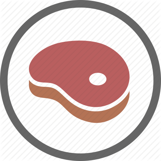 Chicken, Food, Meat, Thig Icon - Contains Meat Icon (512x512)