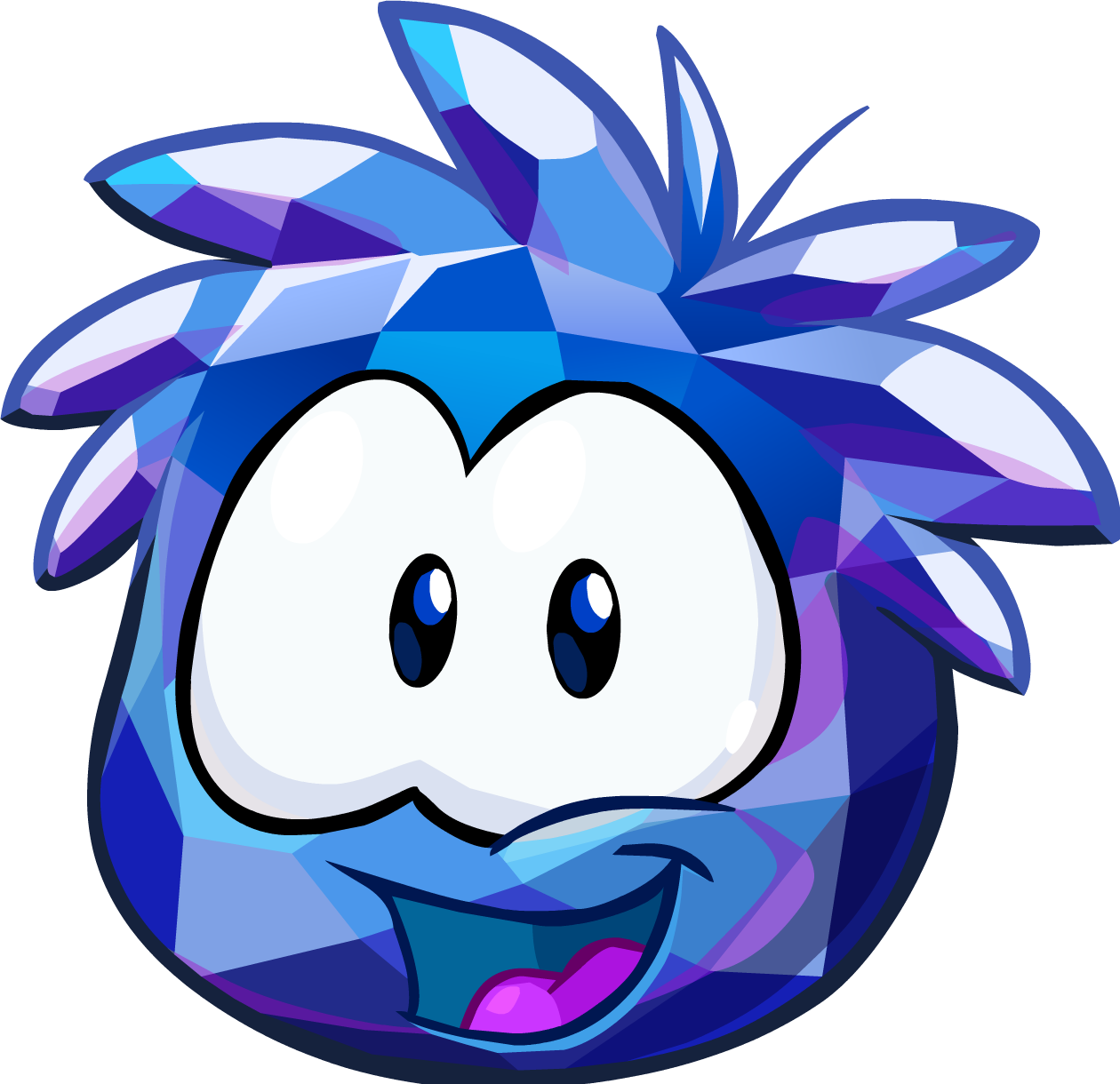 Puffles - Club Penguin Crystal Puffle (1260x1220)