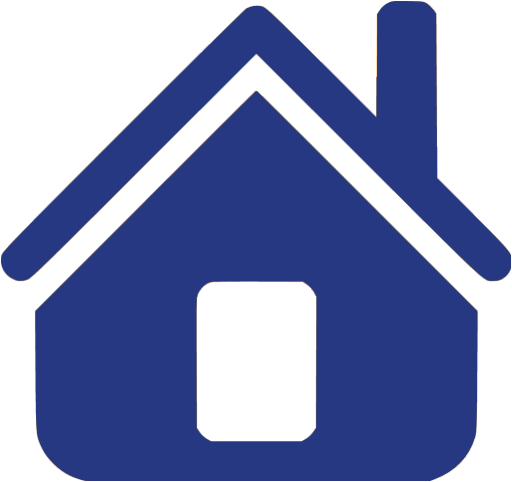 Home Icon Dark Blue (512x482)