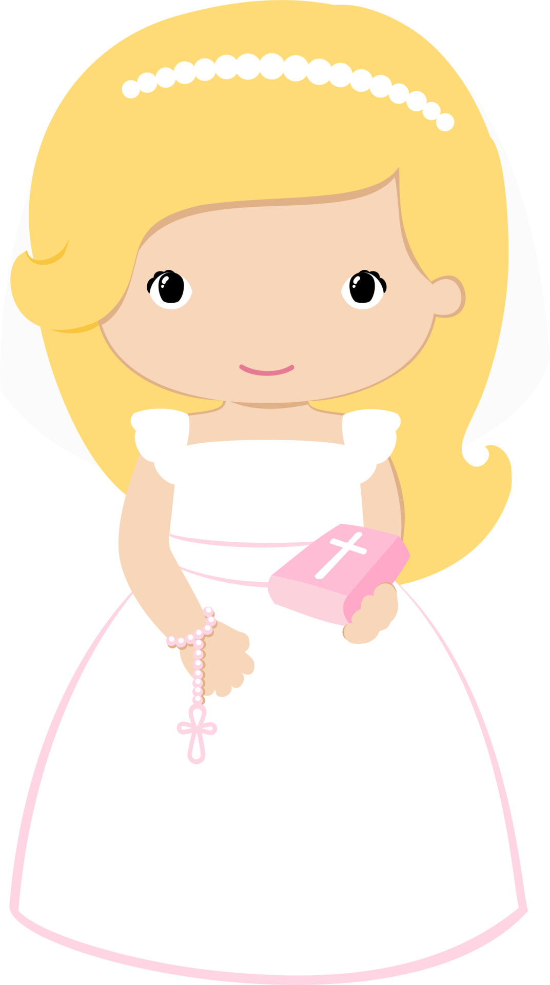Resultado De Imagen De Imagen Dibujo Muñequitas Comunion - Communion Girl Clip Art (1072x1920)