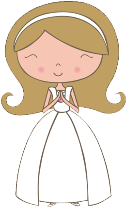 O A Algún Editor Y Le Pasan Blanco Con Paint Seria - Tarjetas De Mi Primera Comunion (280x452)