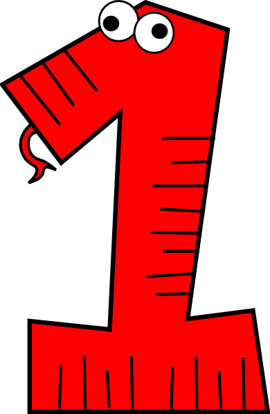 Number 1 Clip Art (390x597)