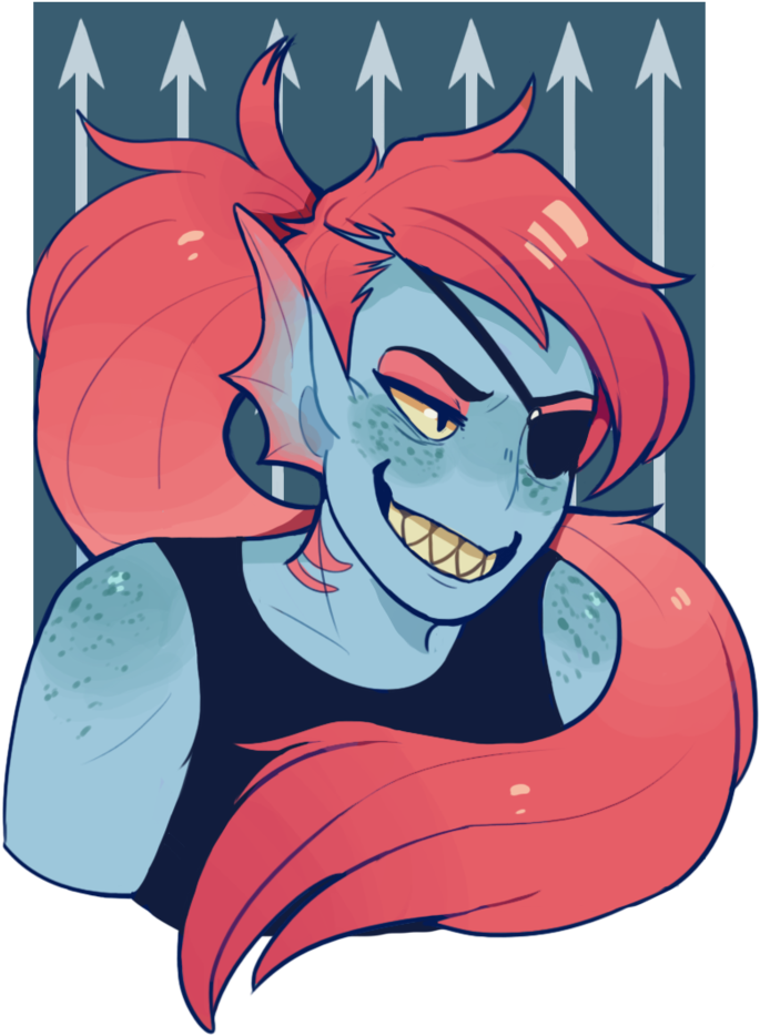Fish Weeb By Karcharos - Undertale Undyne (841x950)