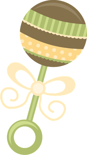 En Fomy ✿⊱╮ - Clip Art Baby Rattle (286x510)