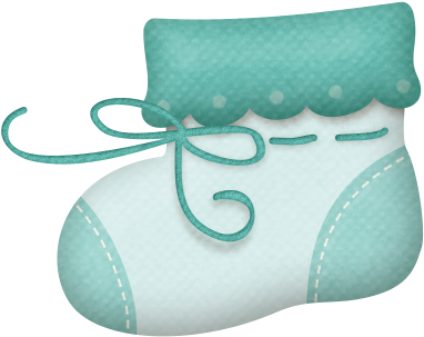 Baby Boy - Baby Shoe Clip Art (395x310)