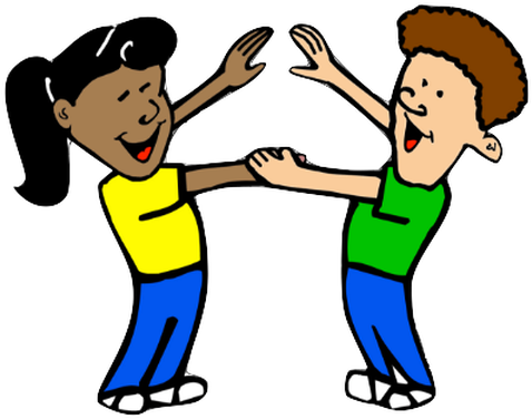 Straighten Up Malaysia - Kids Friends Cartoon (546x430)
