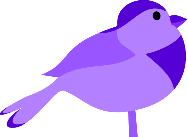 Light Brown Bird Vector Clip Art - Cute Birdie Clip Art (600x436)