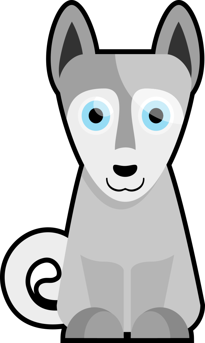 Siberian Husky Whiskers Puppy Clip Art - Siberian Husky Whiskers Puppy Clip Art (700x1167)