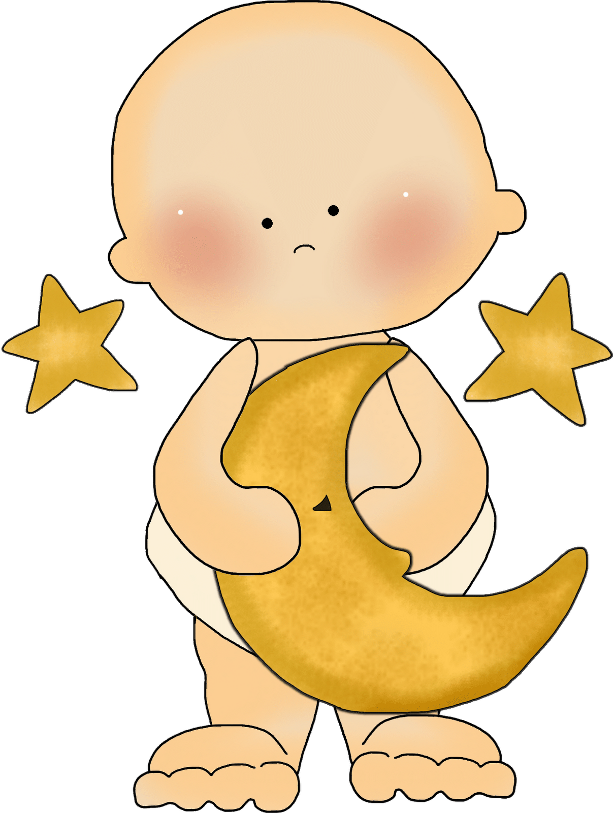 Imagenes De Angelitos Para Bautizo O Baby Shower - Dibujos Para Bebes Png (1211x1600)