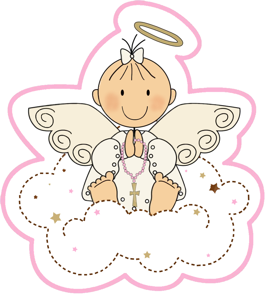 Resultado De Imagen Para Dibujos De Angelitos Bebes - Angeles Caricatura Primera Comunion (930x1024)