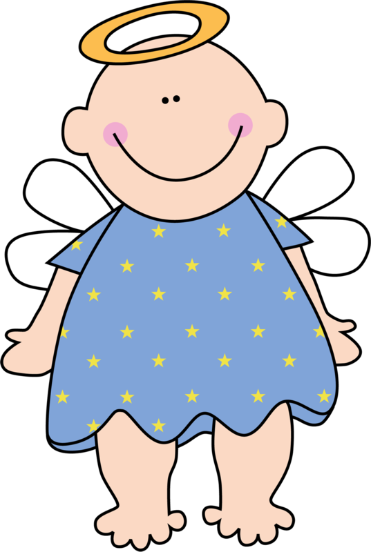 Angelitos En Caricaturas Para Bautizo De Niña - Angelitos Bebes Para Bautizo (537x800)