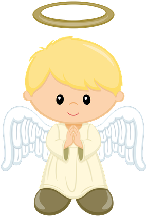 Angel Boys - Angels Clipart (286x423)