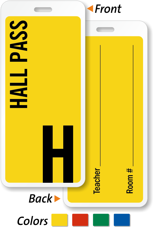 Zoom - Buy - Free Transparent Hall Pass Clipart (800x800)