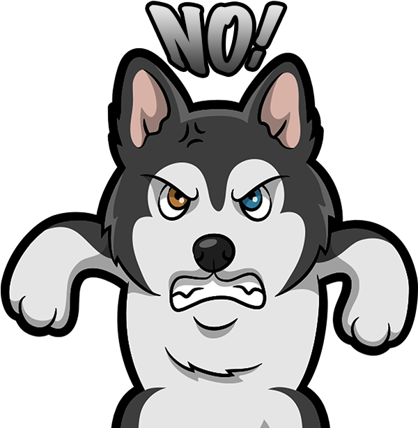 Husky Emoji & Stickers Messages Sticker-6 - Siberian Husky (618x618)