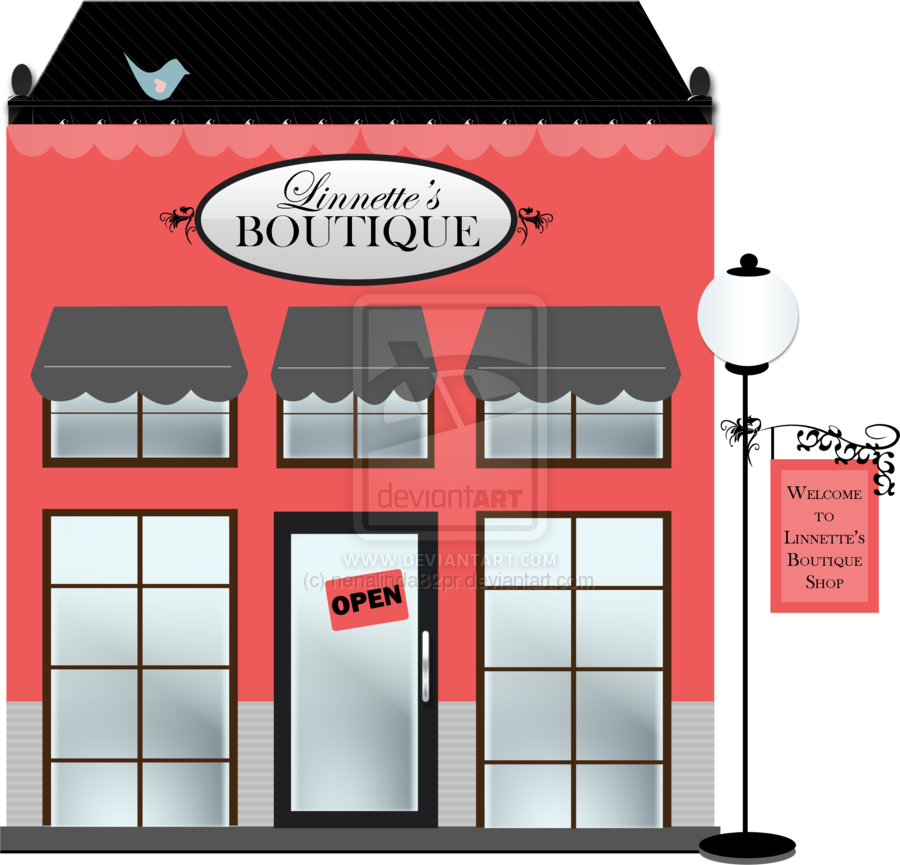 Pastry Shop Clipart - Boutique Clipart Png (900x865)