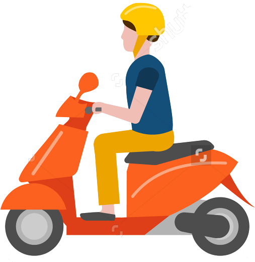 Scooter Solo Homme - Scooter Motor Play Pizza (569x541)