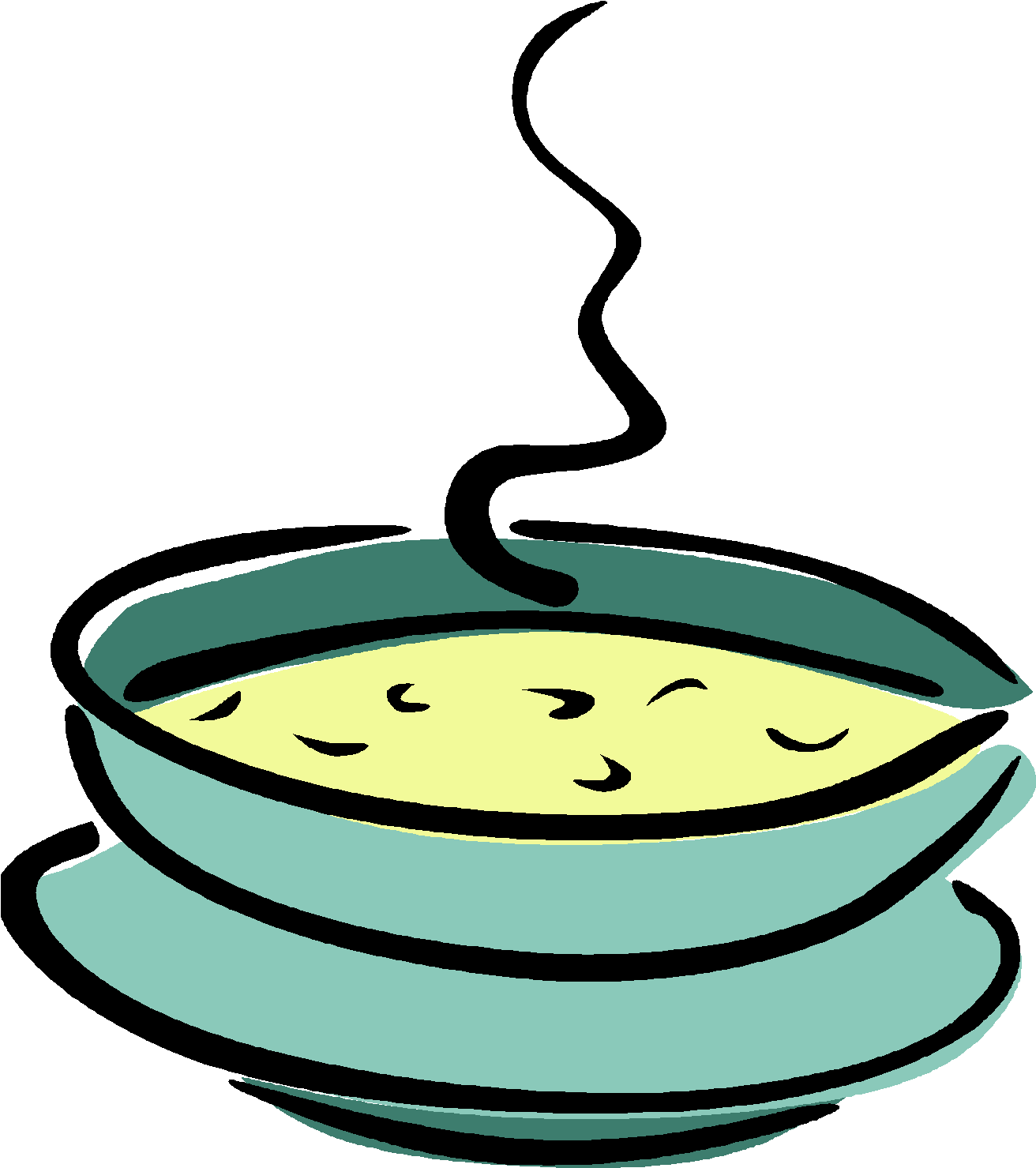 We Will Now Be Serving Supper - Bowl Of Soup Animated (1386x1581)