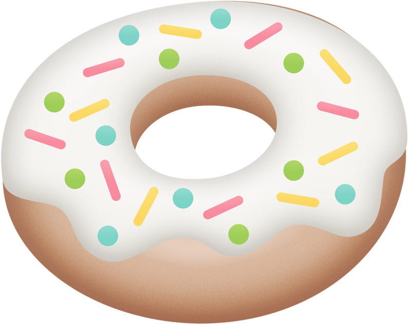 Cute Cliparts ❤ Cs Sweetsshop Donut - Donut Cartoon (800x638)