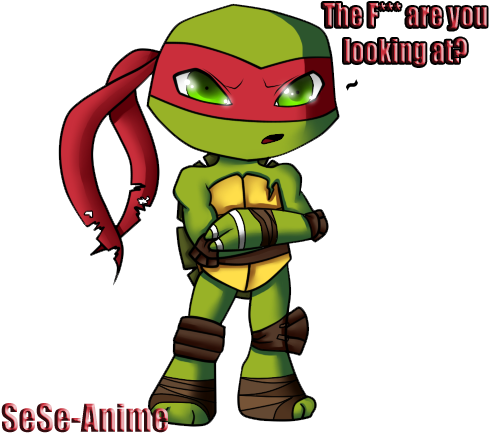 Chibi Raph - Tmnt 2012 Raph Chibi (500x464)