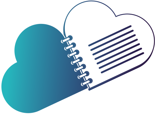 Notebook With Heart Love Shape - Vector Graphics (550x550)