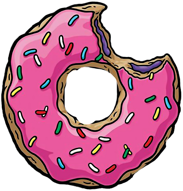Donut Sprinkles Yummy Enjoy Every Bite Everyone Freetoe - Donut Png (628x656)