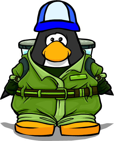 Frileuse Avatar - Club Penguin Black Belt (376x465)