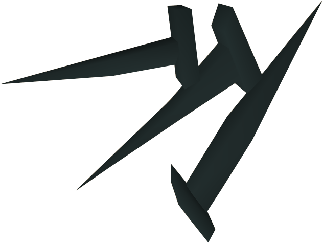 Black Nails Detail - Runescape Nails (632x475)