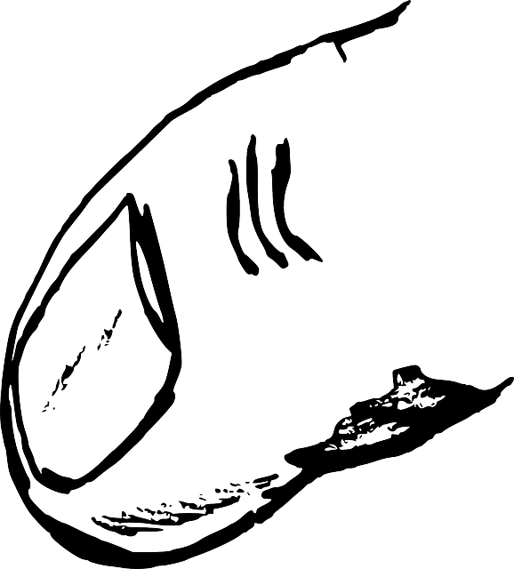 Part, Outline, Human, Cartoon, Nail, Pointing, Finger - Nail Clip Art (578x640)