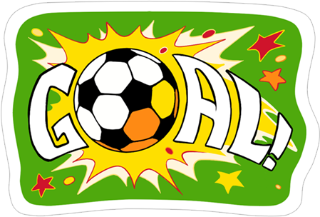 Goals Transparent Png Sticker - Soccer Ball (490x317)