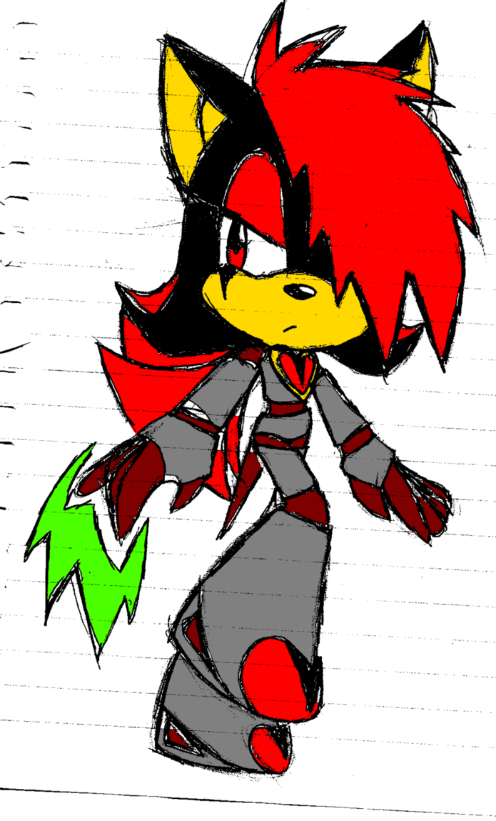 Nails The Bat By Shadowthehedgehog109 - Cartoon (695x1149)