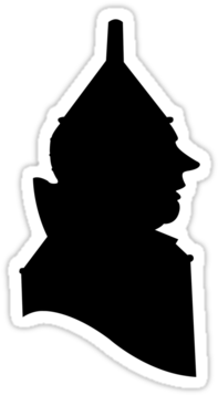 Wizard Of Oz Silhouette - Tin Man Wizard Of Oz Silhouette (375x360)