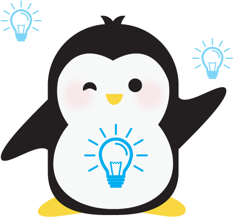 Careerhub Learning Avatar - Penguin Love (500x500)