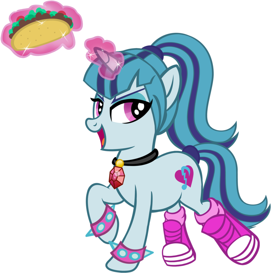 Taco Clipart Pixel - My Little Pony Sonata (900x891)