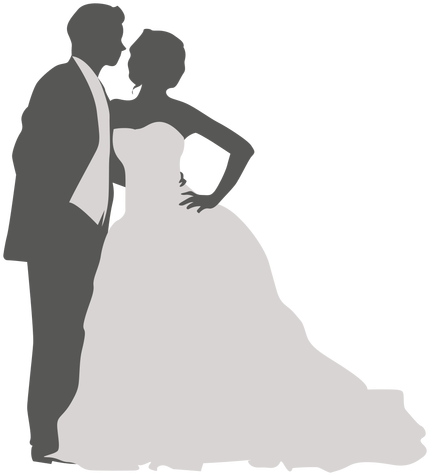 Golden Touch - Dancing Wedding Couple Silhouette (512x512)