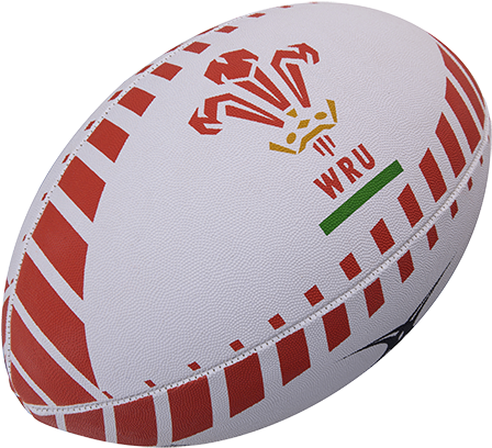 Gilbert Rugby Supporter Wales Size 5, 2017 Creative - Gilbert Wales Replica Rugby Union Supporter Rugby Ball (450x450)