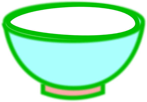 Colorful Bowl Clip Art At - Mangkok Clip Art (600x420)