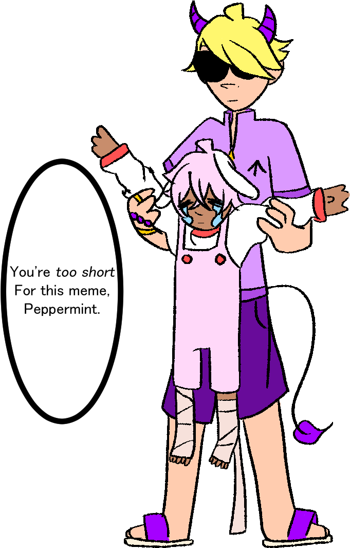 You Must Be This Tall To Meme - Cartoon (718x1113)