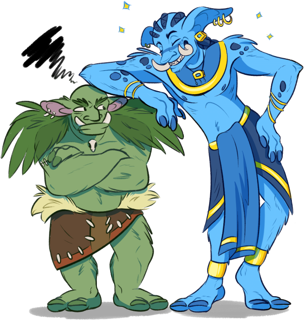 Why Are The Zandalari So Tall By Sqdpxl - Moose (660x660)