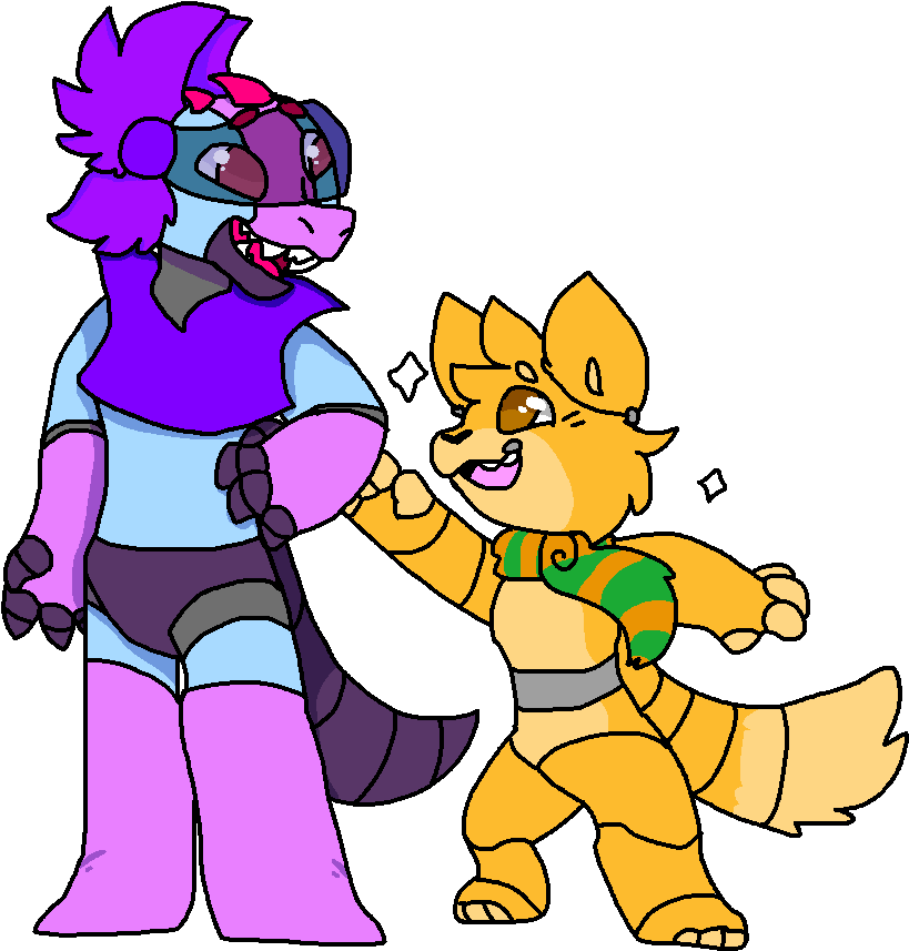 Tall Boye And Smol Boye By Tinysquib - Pixel Art (1000x1000)