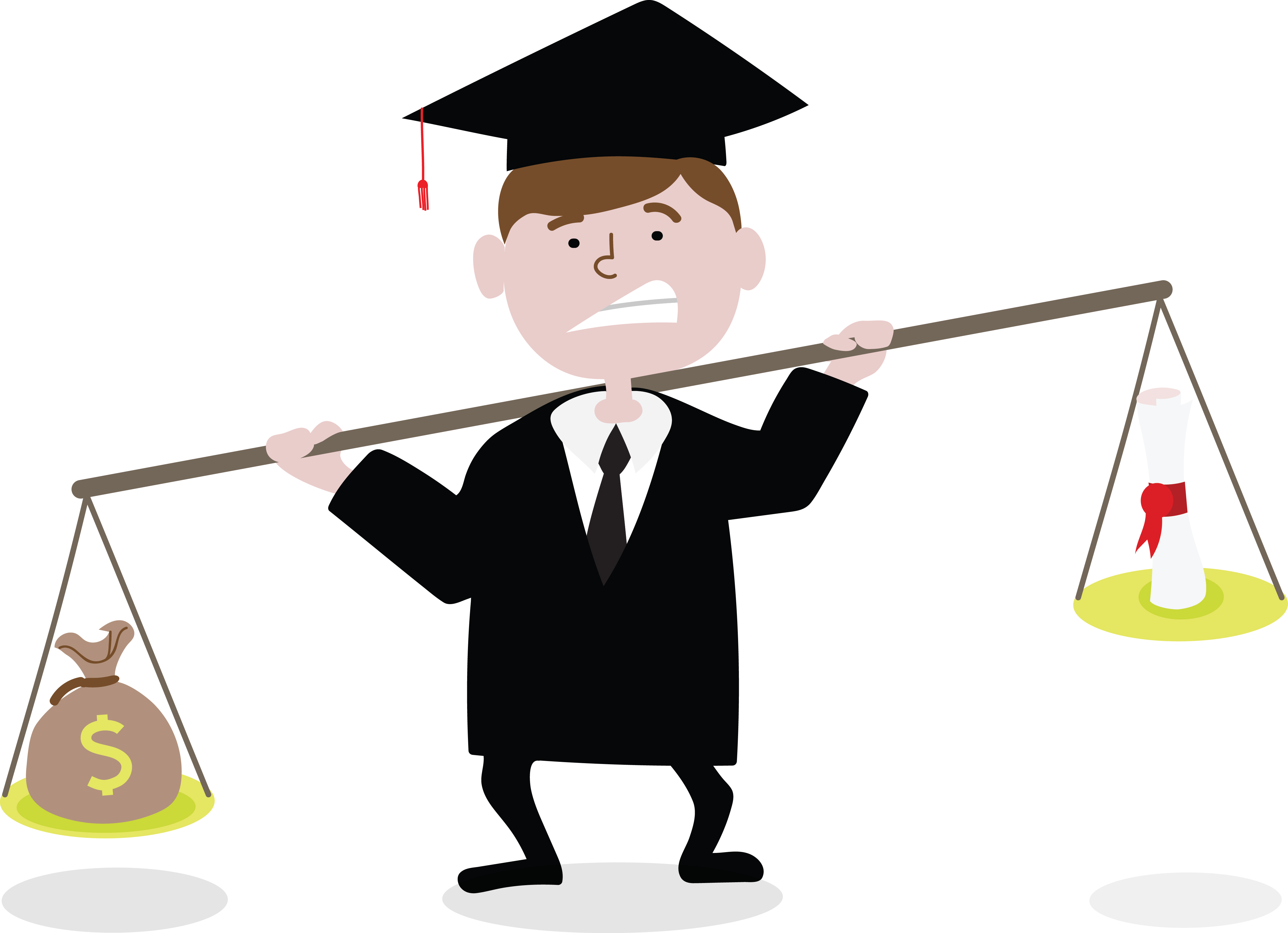 Student Loans & Their Effect On The Economy - Student Loans Clipart (4792x3472)
