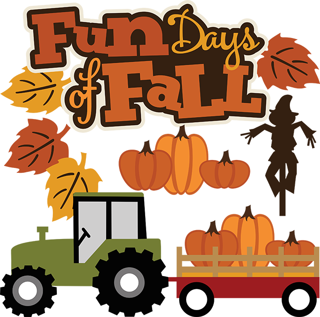 Fall Clipart Hayride - Fall Fun Day Clip Art (648x642)