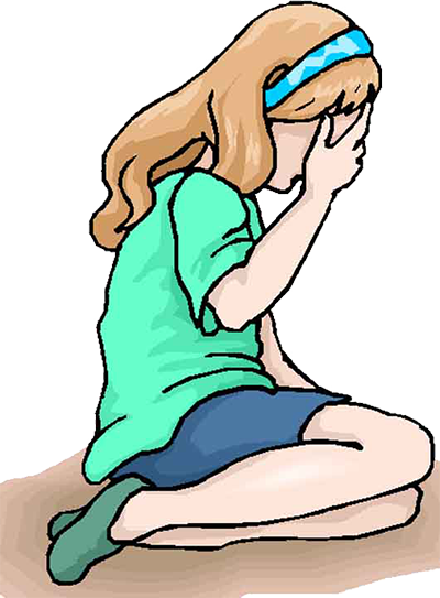 Frozen Heart Story Crying Girl - Sad Girl Png Image Hd (400x543)