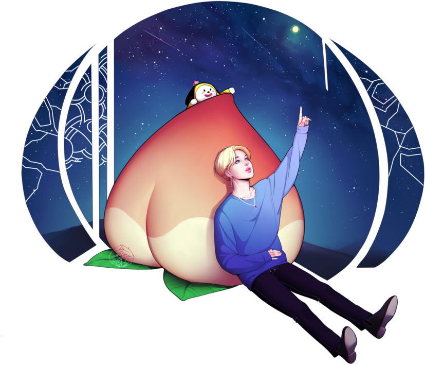 Peachy Boy By Shaerahaek - Fanart The Songbird And The Sea (911x876)