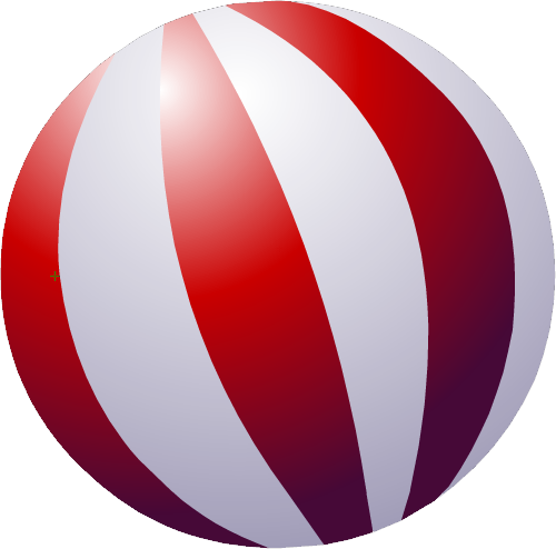 Beach Ball, Beach Fire - Red And White Ball (500x494)