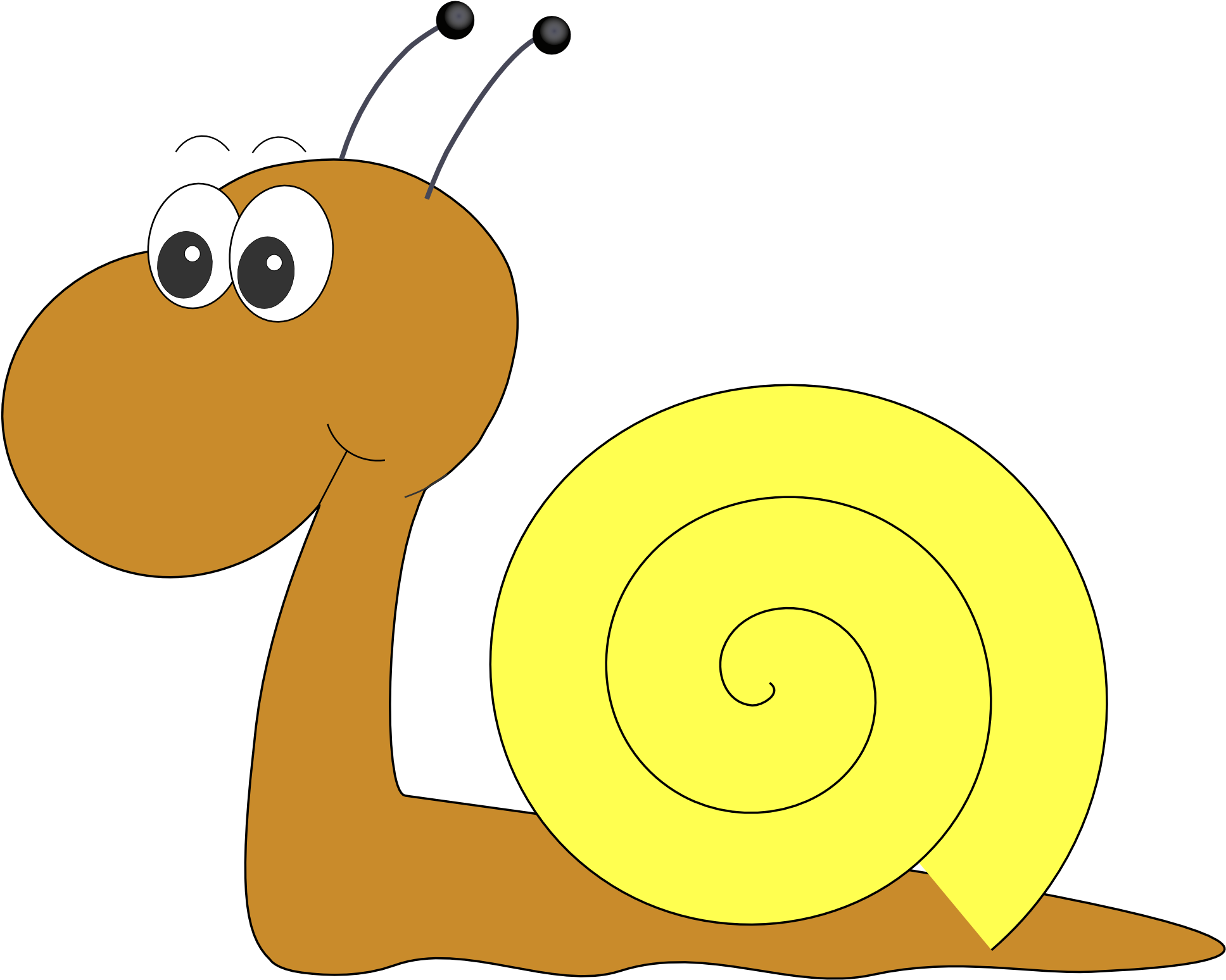 Snail Clip Art Medium Size - Snail Clipart No Background (1969x1680)