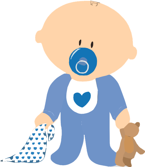 Baby Boy Clipart Transparent Background - Cute Baby Boy Clipart (498x599)