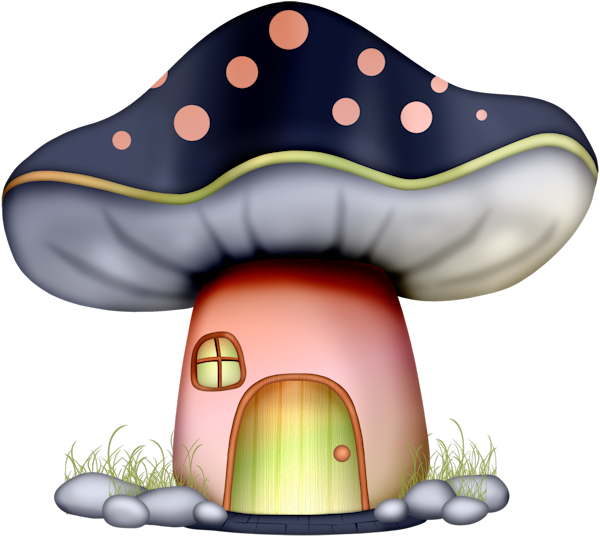 Champignons - Mushroom Fairy Clip Art (600x537)