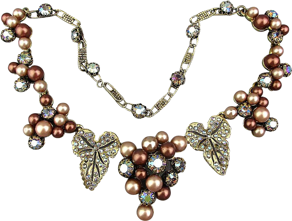 Signed Schiaparelli Faux Pearl Necklace - Jewellery (975x975)