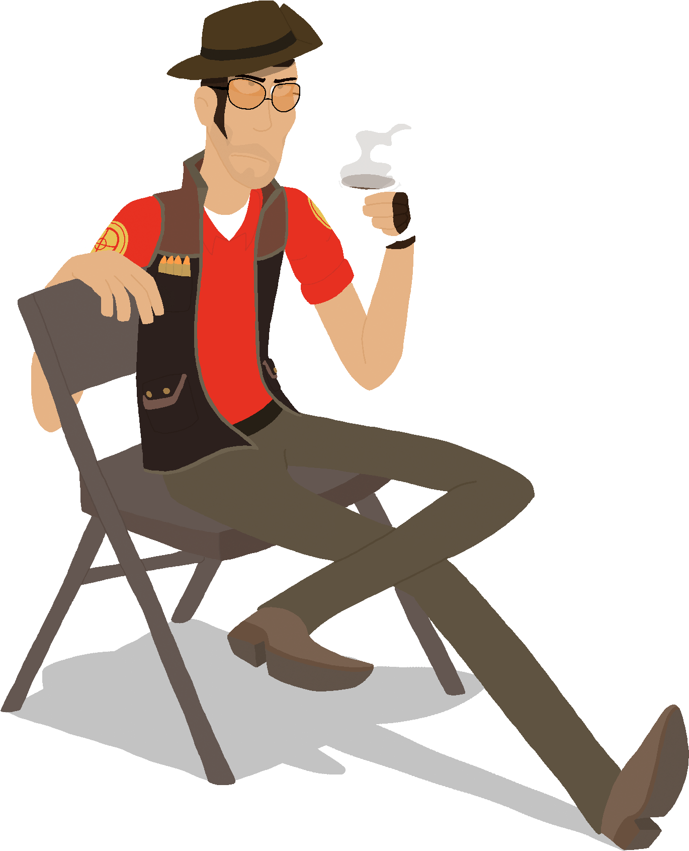 Coffee Break By Endycat - Coffee Break At Job (1472x1856)