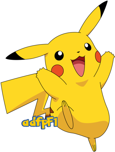 025 Pikachu By Adfpf1 - Pokemon (400x522)